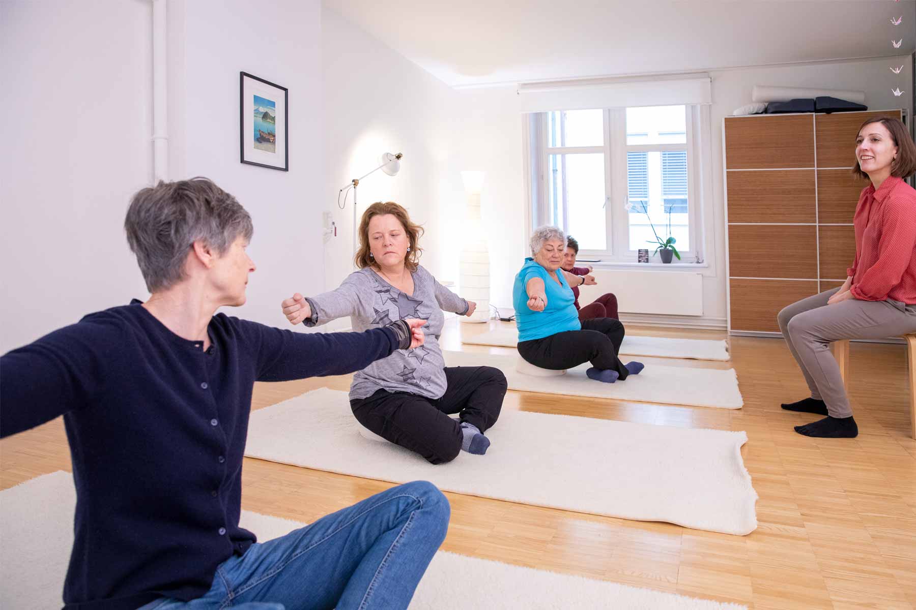 Feldenkrais Studio Zürich, Sabine Stadler Okuno, Gruppenstunden, ATM, Awareness Through Movement